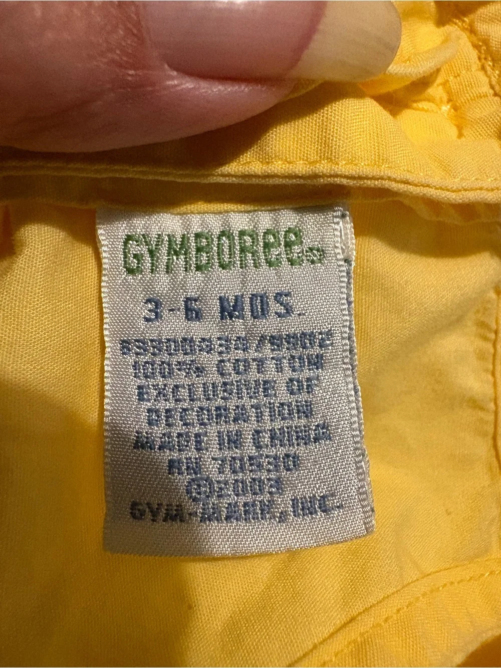 Vintage Gymboree Yellow  Sundress with Bloomers